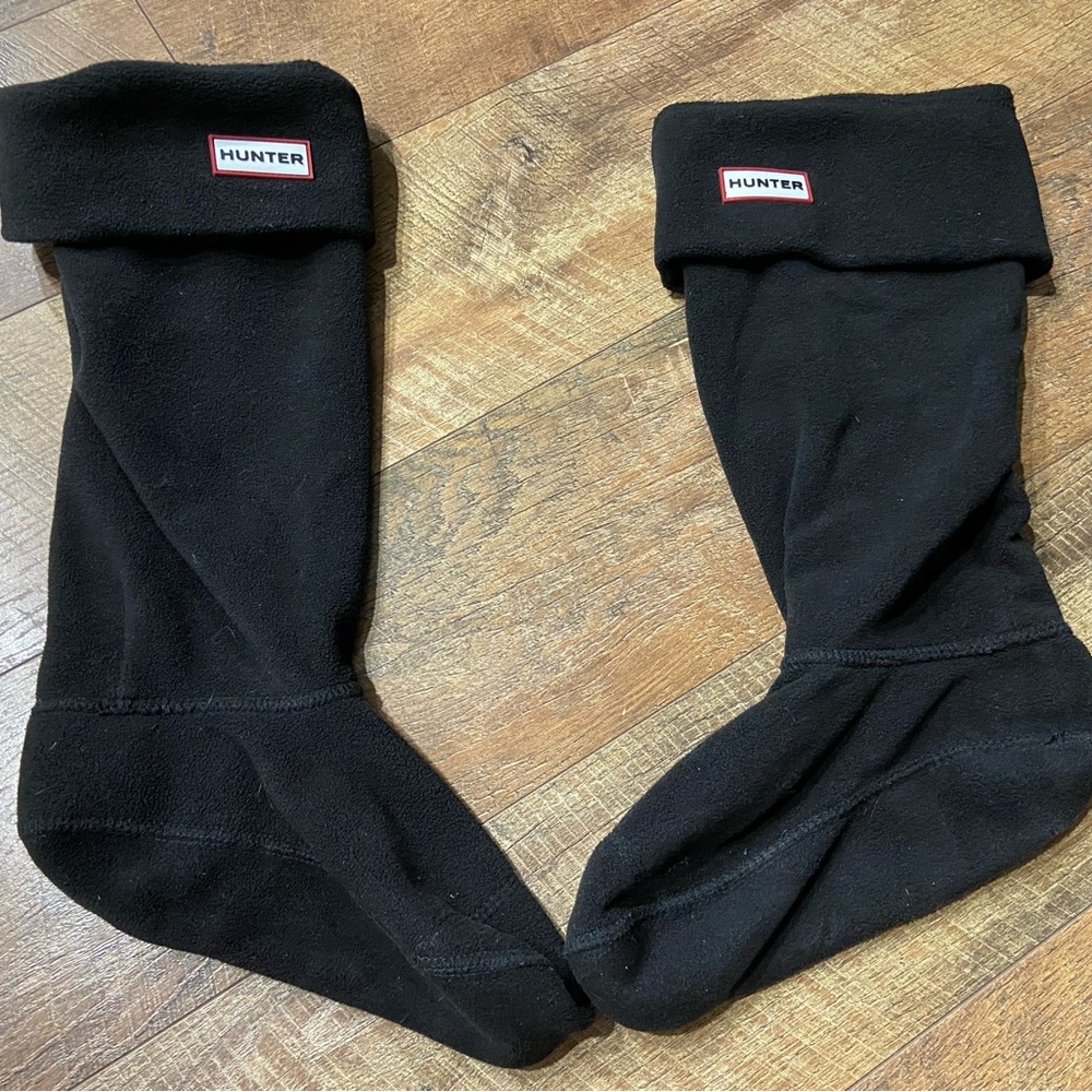 Hunter Black boot socks